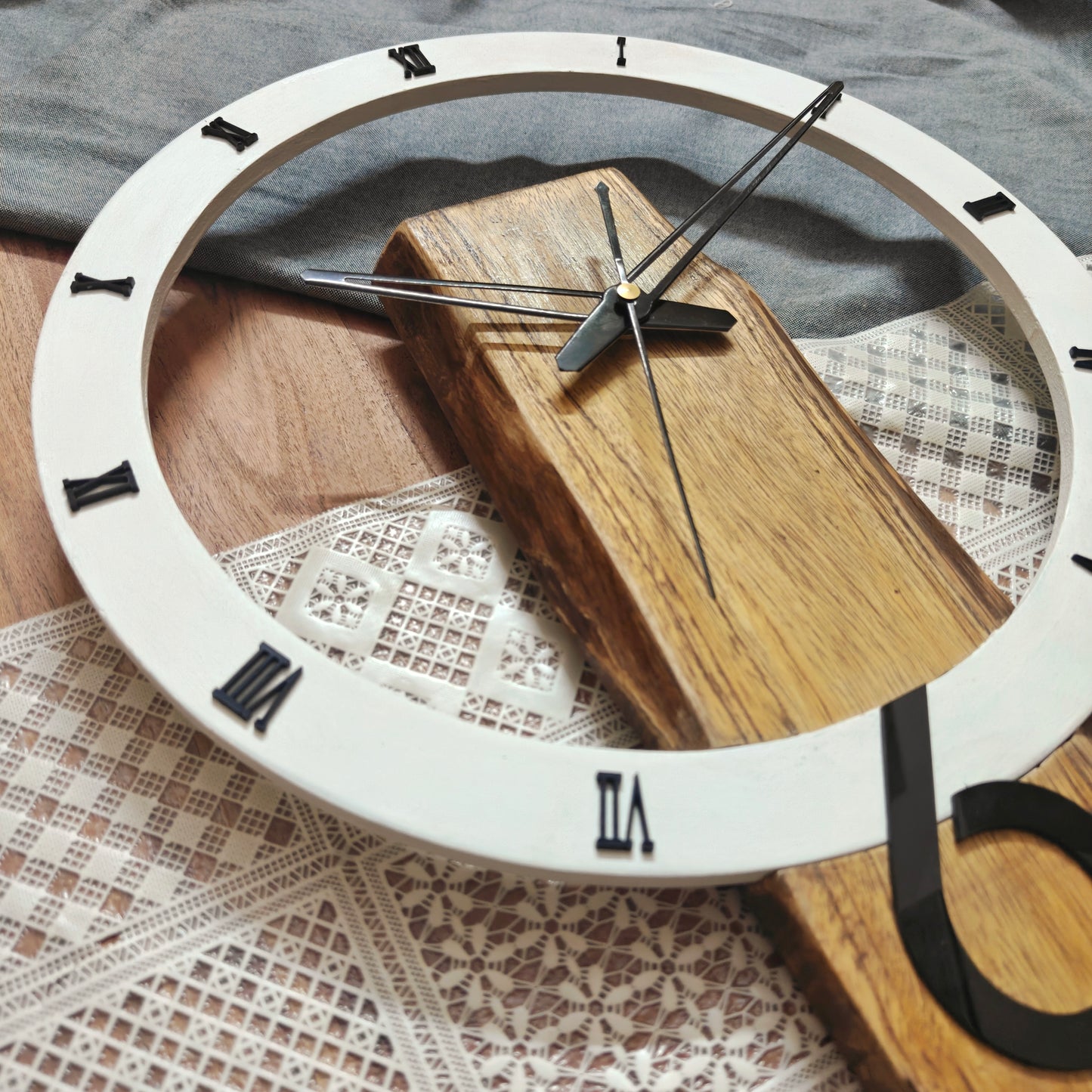 Modern Wooden Designer Wall Clock | Silent Decorative Wall Clock