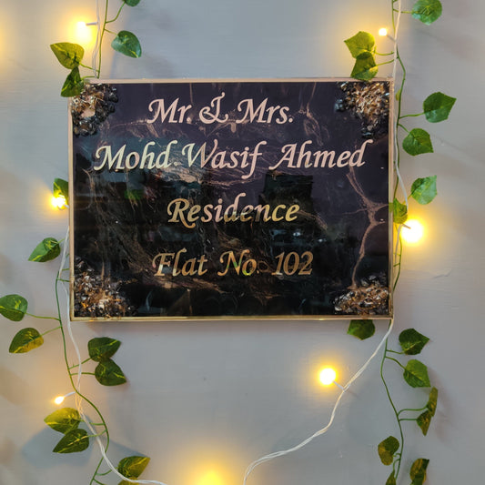 NP0013 - Premium Custom Residence Name Board